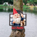 boze tuinkabouter hanger -tuindecoratie-Een unieke decoratieve verschijning om anderen weg te jagen-15×6×20CM