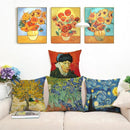 Sierkussensloop 45x45 cm van katoen-linnen van Gogh Irissen