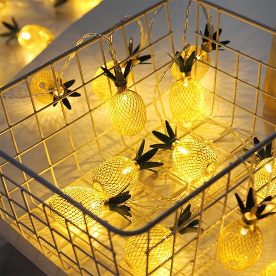 Xtraworks Lichtslinger Ananas 1,5m 10 LED op Batterij