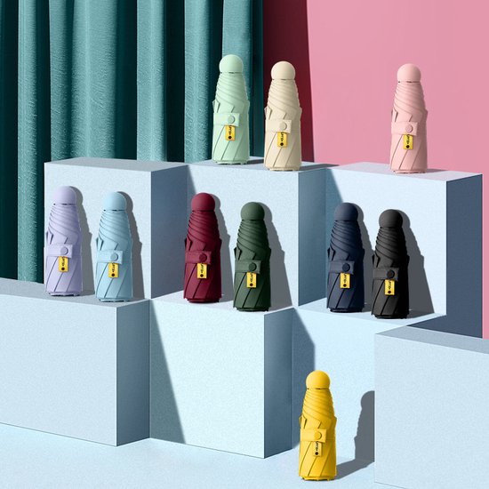 Unikorf Opvouwbare Windproof Paraplu UV50 Gratis Reisetui