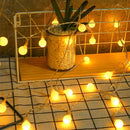 Xtraworks -Lichtsnoer-Led Lampjes Slinger-20 LED bolletjes- tuindecoratie- werkt Op Batterijen-3 meter (warm wit)