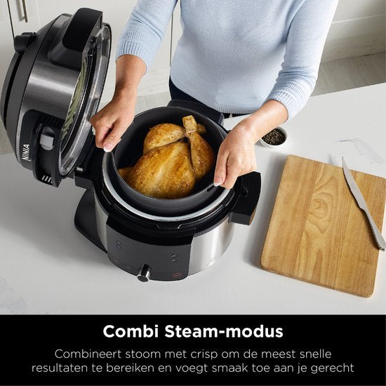 Ninja Foodi OL550EU Multicooker - 11 Kookfuncties - 6 Liter - Inclusief Airfryer, Stomen, Grillen, Pressure