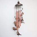 Retro metalen windgong metaal galvaniseren ekster