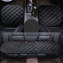 3delige Autostoelhoes- Beschermende Auto Accessoires - Zacht en Knus - Antislip Onderkant - Hoogwaardig Materiaal-zwart