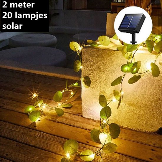 Xtraworks solar lichtsnoer eucalyptus 2m 20 lichten