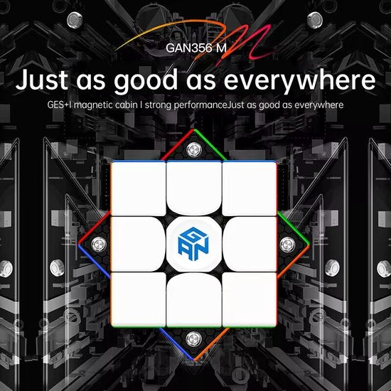 GAN -356air M , 3x3 Magnetische kubus (speed cube)