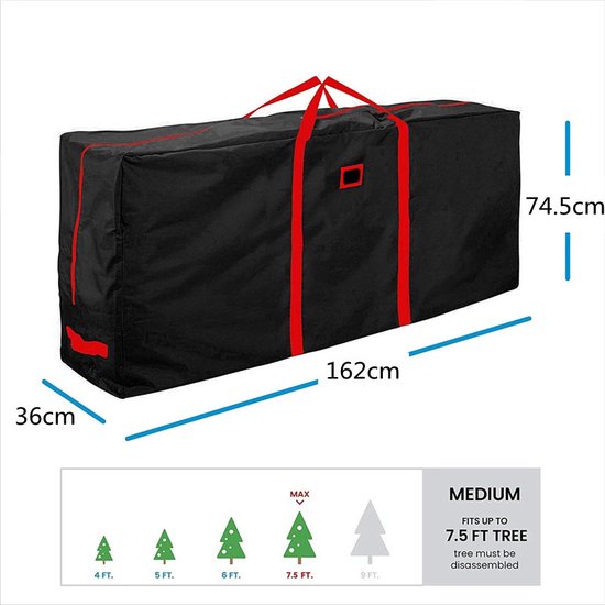 Duurzame Opbergzak 162x36x74,5 cm - Stevig, Waterbestendig,