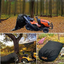 TDR - Gazontractor Bladzak, Tuinafvalzakken Waterdichte Grote Afvalzakken Gazonopruimzak- zwart 244 * 142cm