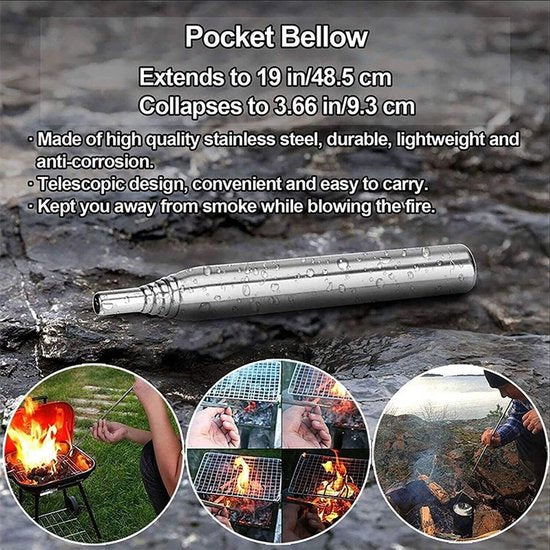 SOS Wildernis Overlevingsset 13-in-1 – Outdoor Survival Kit met Multitool, Zaklamp & Nooddeken – Ideaal voor Kamperen & Avontuur