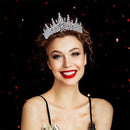 zilveren Tiara Diadeem Haarsieraad -Elegant en Duurzaam - Geschikt voor Verschillende Gelegenheden