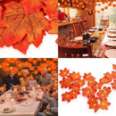 Merkloos LED Esdoornblad Lichtslinger 3m 20 stk Oranje-Rood