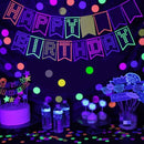 56delige-Fluorescerende  Letters  Verjaardagsballon Set