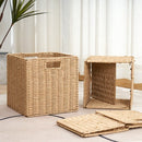 Luxe 3-Delige Flanellen Winter Beddengoedset -A/B Ontwerp- Dekbedovertrek220x240 cm + 2 Kussenslopen- marineblauw