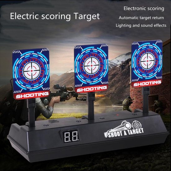 TDR - Mechanische Schietkast 3 Doelen - Shooting target - schietdoel - Schietschijf - Met LCS Scorebord