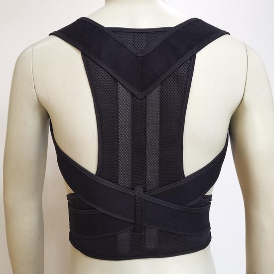 TDR Houding Correctie Brace - Postuur Corrector - Zwart S