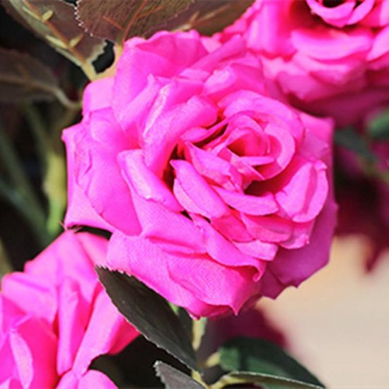 2 Stuks Klimop Slinger-Simulatie rose vine paars