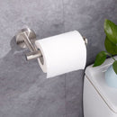 Luxe RVS toiletrolhouder - modern, zilver, incl. montage