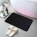 Badkamermat 50x80cm zwart - Luxe, anti-slip, absorberend