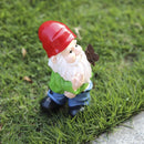 Ondeugende Tuinkabouter met Opgeheven Middelvinger