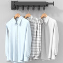 Uittrekbaar Wanddroogrek - Robuust en Ruimtebesparend - Hoge Draagkracht - Handig Wasrek Hangend aan de Muur-zwart