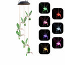 windgong - prachtige set van kolibries / hummingbirds die s 'avonds een mooie licht effect geeft.