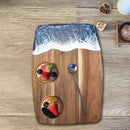 Luxe Snij- & Serveerplank Blauwe Golf 35x24,8 cm