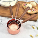 8 delig Maatbeker Set - Maatlepel Set - Complete Maatschep Set - Maatcups-koper