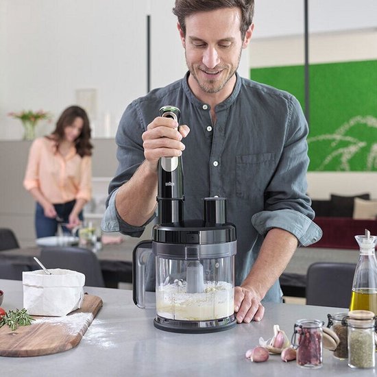 Braun MQ9175XL MultiQuick 9 Staafmixer Zwart/RVS