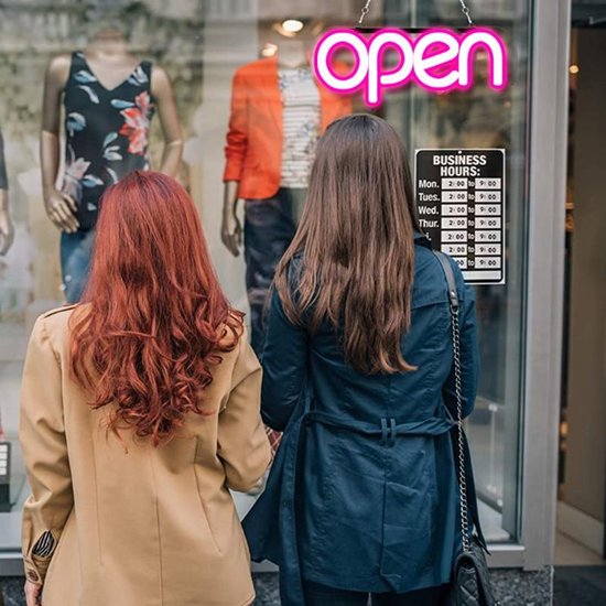 Xtraworks -Neon verlichting-LED open bord-Licht reclamebord-hanglamp-roze