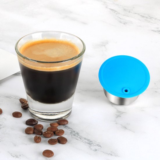 3-delige RVS Dolce Gusto Capsules met Maatschep & Borstel