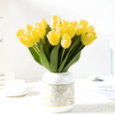 10stuks Prachtige kunst tulp-Realistische Uitstraling - Duurzaam en Onderhoudsvriendelijk- geel