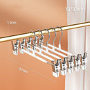Unikorf 10 Stuks Klemhangers Metaal Wit - Rok, Broek, Sokken