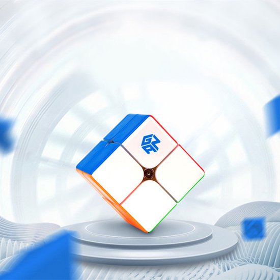 GAN 249 V2 2x2 Speed Cube - Stickerless Mini Kubus