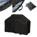 Bescherm je barbecue in stijl met de Waterdichte BBQ Beschermhoes inclusief Opbergtas - 71x190x117cm - Zwart