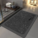 Luxueuze Antislip Badmat – Waterabsorberend & Snel Droog – Veilig en Comfortabel – Donkergrijs- 60x90 cm - Modern en Strak Design