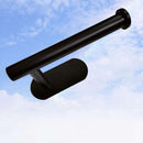 Toiletrolhouder RVS Zelfklevend Zwart - Geen Boren