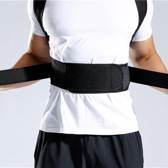 TDR Houding Correctie Brace - Postuur Corrector - Zwart S