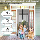 Magnetisch Anti-muggenhor 100x220cm - Zwart - Duurzaam