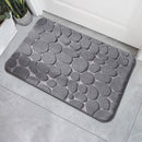 hoogwaardige badkamermat - Luxe Comfort en Veiligheid in één-Uitzonderlijke Waterabsorptie- 50*80cm-grijs