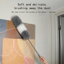 3-in-1 telescoopsteel met plumeau, lamellen- en chenillekop