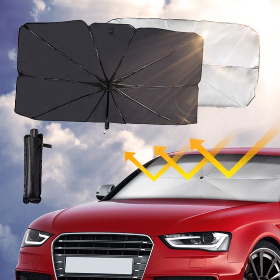 TDR Auto Voorruitzonnescherm 122x65cm UV/Hitte