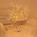 LED Firefly Boomlamp, 72 warmwitte lampjes, goud, batterij