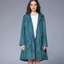 Opvouwbare waterdichte regenjas met draagtas - Oceaanblauw