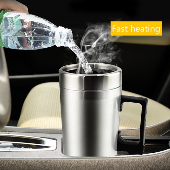 Automobielverwarmingsbeker - Houd je drankje warm tijdens het rijden -Auto Verwarming Cup Fles 12V / 300ML