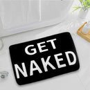 Unikorf GET NAKED Badmat 40x60 Zwart Antislip