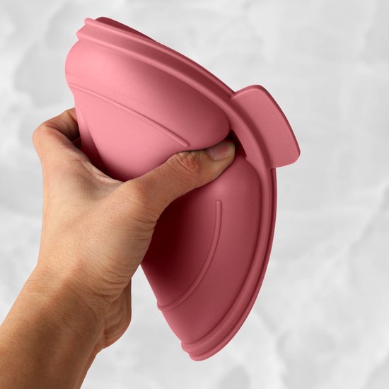 8 delig Complete Baby Eetserviesset voor Baby's van 3 Maanden en Ouder-bordeaux rood