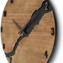 Creatieve, eenvoudige houten wandklok