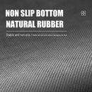 super absorberende badmat -antislip-grijs ovaal 50*80CM