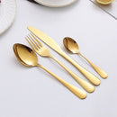 36 Delig RVS Bestekset-Stijlvol en tijdloos design -goud