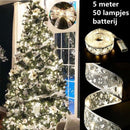 LED Kerstboom Licht Lint- 5 Meter 50 LED Lichtjes-werkt op b
